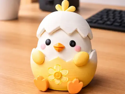 Cute Chick in Egg | Adorable Desk Decoration