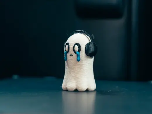Napstablook Figurine Undertale Fan Art