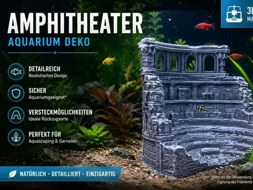Aquarium Deko – Antikes Amphitheater