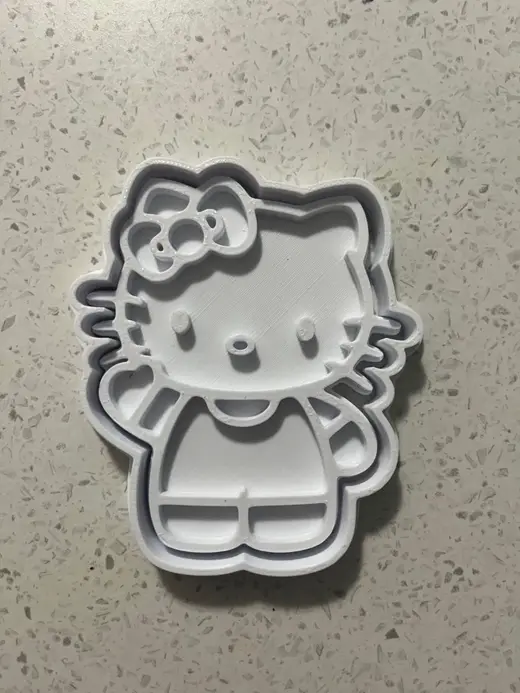 Hello Kitty Cookie Cutter and Stamp