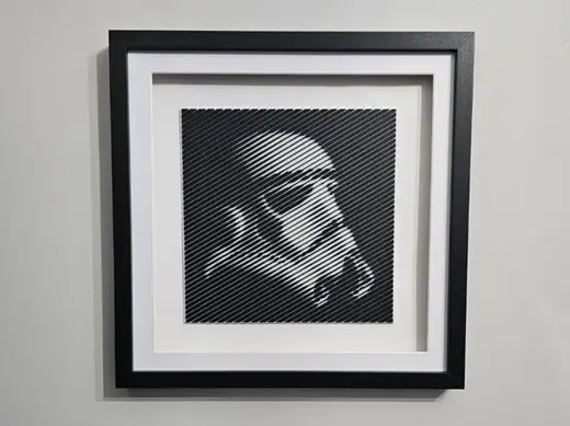 Stormtrooper Halftone Wall Art by Ikonic3D