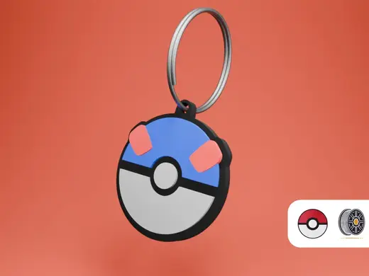 Great Ball | Pokemon Keychain Series