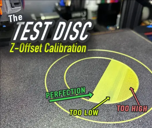 THE TEST DISC | Z-Offset Calibration Disc