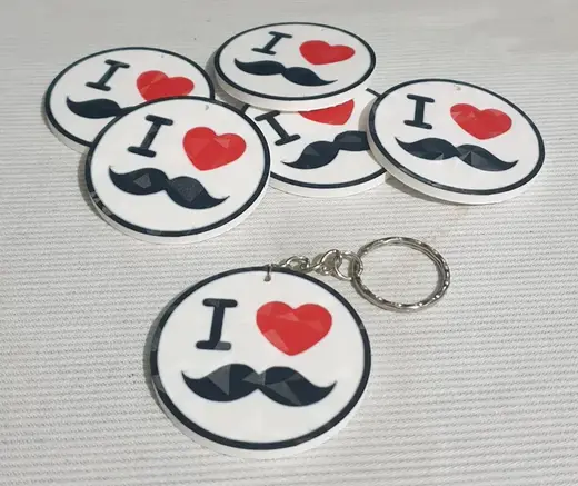 Keychain I Love You Dad