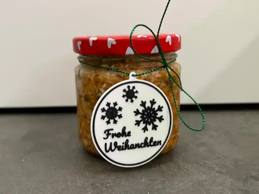 Geschenkanhänger Frohe Weihnachen