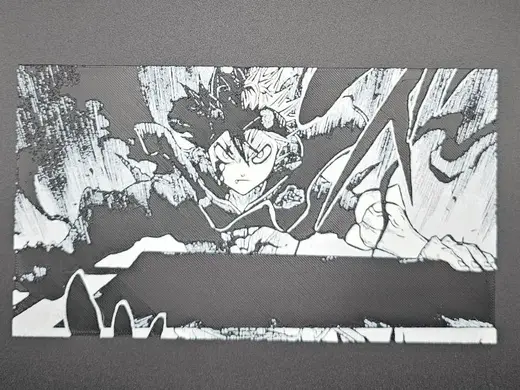 Asta Black Clover Hueforge in Stile Manga