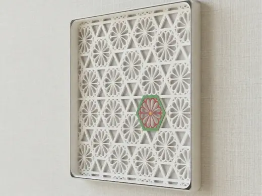 Wall art panel "KIKU (Chrysanthemum)"