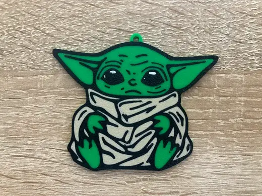 Baby Yoda keychain