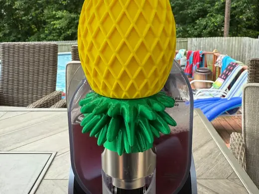 Ninja Slushi Upside Down (IYKYK) Pinapple Topper
