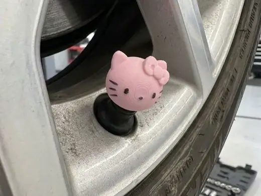 Hello Kitty Tire Valve Cap