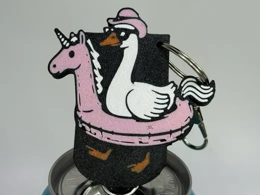Silly Summer Goose Pop Can Opener Tab Fairy