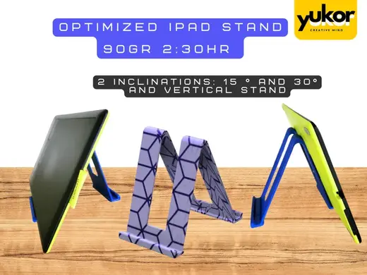 Optimized STAND for IPAD, tablet 90gr 2:30h 15-30°