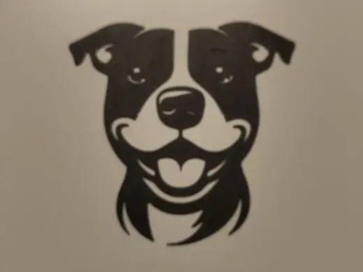 dog silhouette wall art