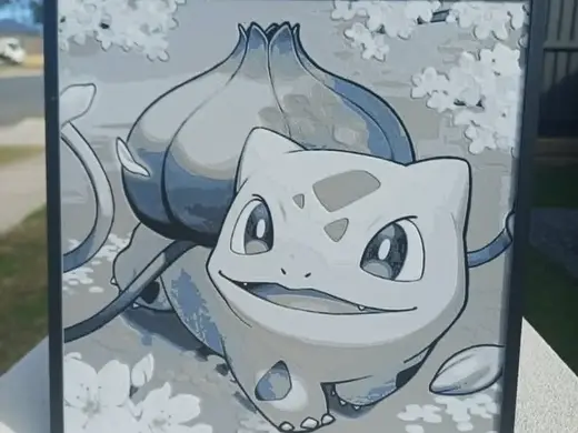 Bulbasaur Pokemon Hueforge 220x220mm