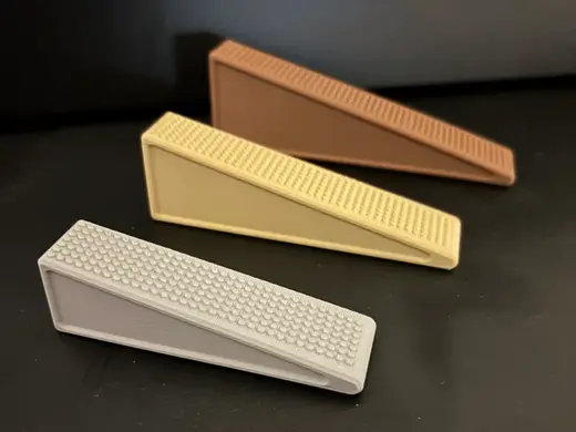 Door Stopper S, M & L. With rubber feet