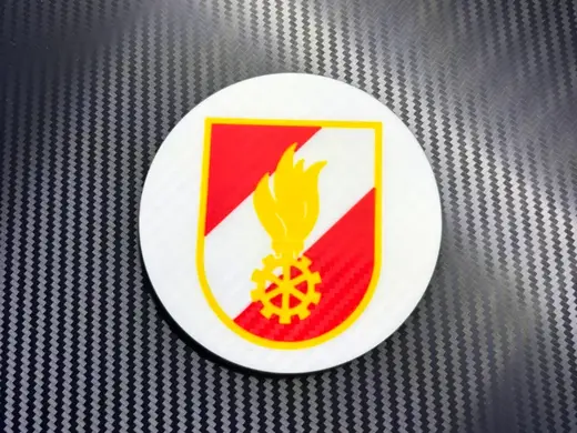Feuerwehr Korpsabzeichen Untersetzer