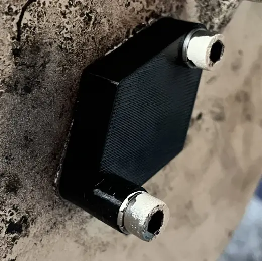 Seadoo 787 Oil Injection Block off Plate