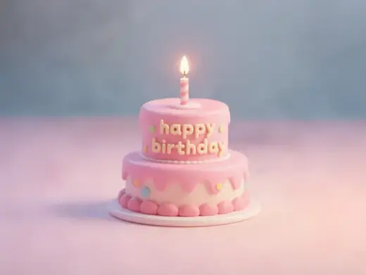 双层生日蛋糕-马卡龙涂色玩具-过家家女孩礼物