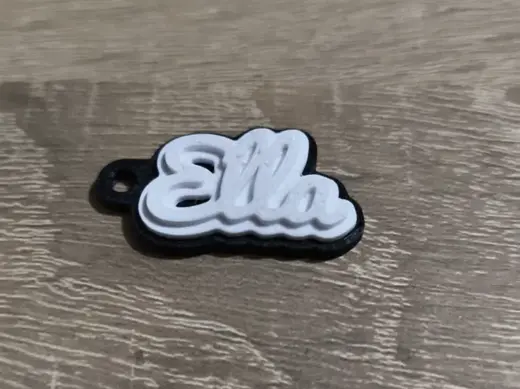 Keychain Ella Multicolor Black/White