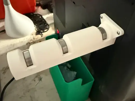 Extended Spool Support w/ Rollers - P1S