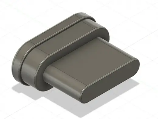 Dust cover for Apple lightning charging port