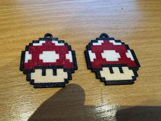 Mario Style power up mushroom 8 bit