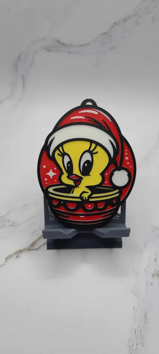 Tweety Festif dans une Boule de Noël