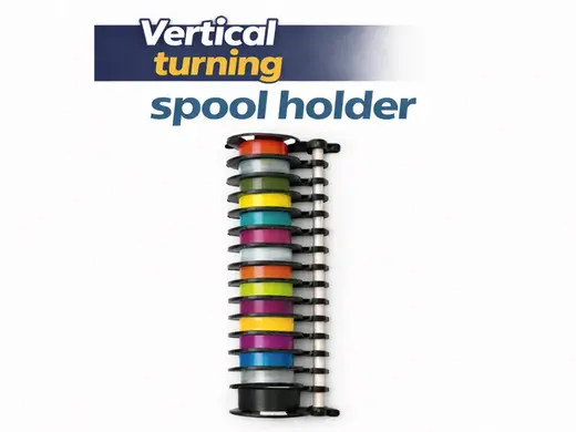 Vertical spool holder, up to18 rolls of filament