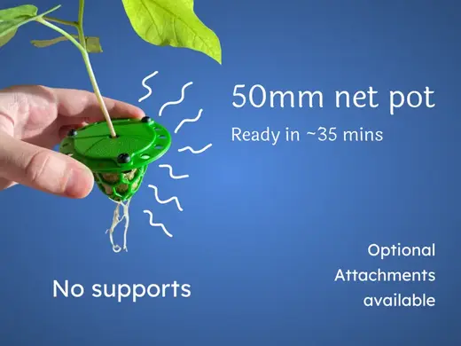 Small Hydroponic Kratky cup/basket | net pot 50mm
