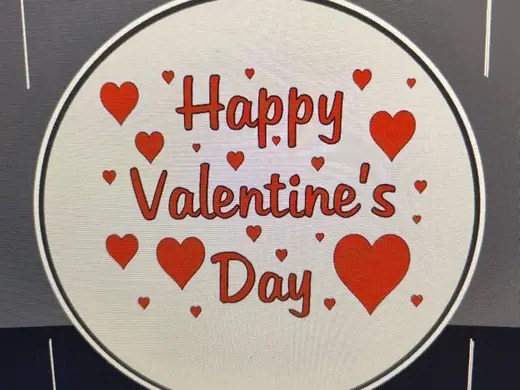 Valentines Day Schild 2d