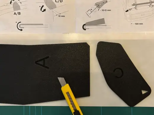 Cutting Templates – Thule WanderWay2 / VW T6 T6.1