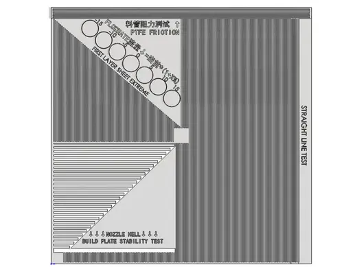 Stresstest:Firstlayer&Flowrate Cal&PTFE Friction
