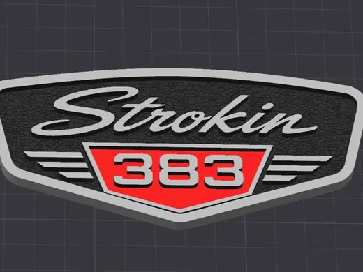 383_stroken fender badge
