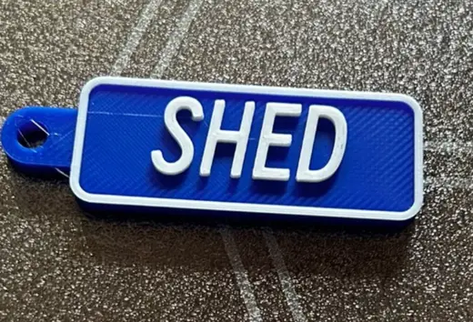 Shed Keyring A1