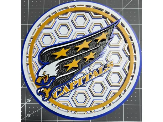 Washington Capitals Screaming Eagle Mosaic