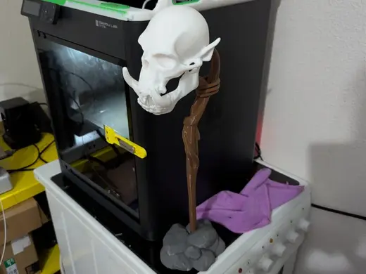 Orc Shaman Staff/Healing Ward Prop for DnD & More!