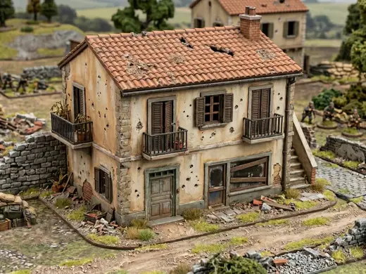 WW2 Tabletop Wargame - Abandoned Building
