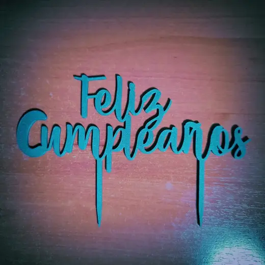 spanish FELIZ CUMPLEAÑOS DECORACION TARTA