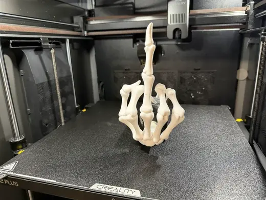 Fun Skeleton Hand Hitch cover