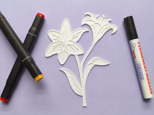 Flower (Lily) to color