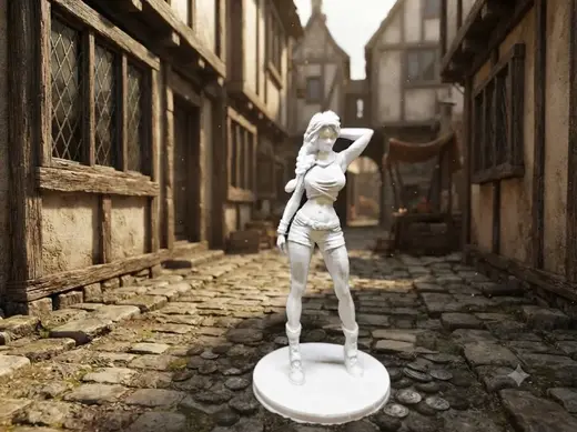 Modern Fantasy Female Miniature