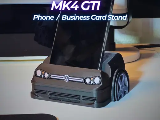 MK4 GTI Business Card Holder and Phone Stand