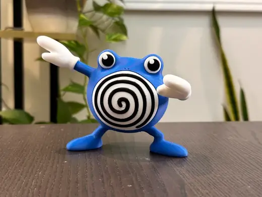 Poliwhirl Multiparts 110mm tall