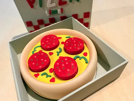 Pepperoni Pizza Clicker - Cute Clicky Fidget Toy