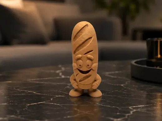 Brotkobold „Kruemel-Kurt“ mit frechem Grinsen