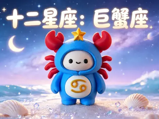 十二星座:巨蟹座(已分色拆件 免AMS)