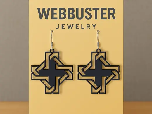 Crossbound Sigil Earrings