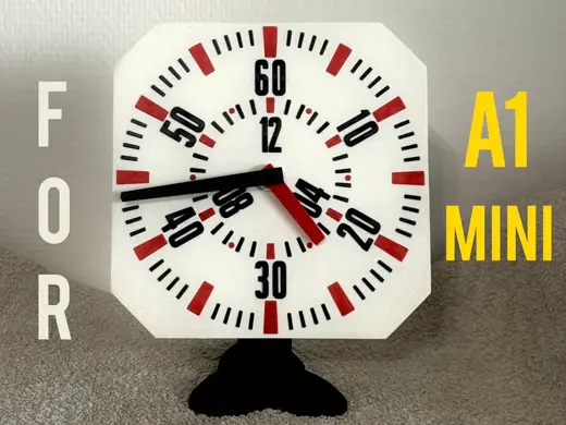 No AMS Clock - A1 Mini - print in parts- Clock Kit