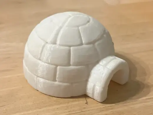 Igloo quick and easy print!