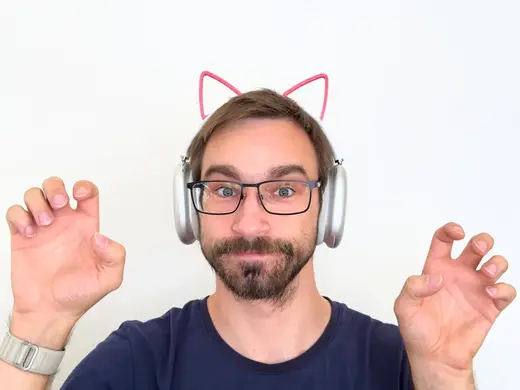 AirPods Max Attachments - Cat Ears (outline)
